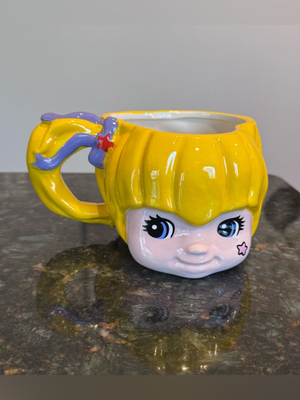 NEW! Rainbow Brite 3D Face Coffee Mug Nostalgic